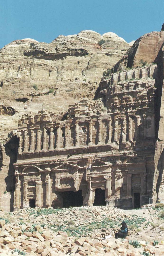 [91] - Ruinen von Petra, Palastgrab