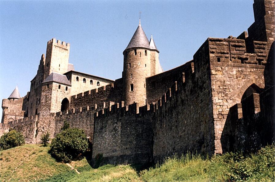[55] - Carcassonne, Mauerringe vor den Toren von La Cité